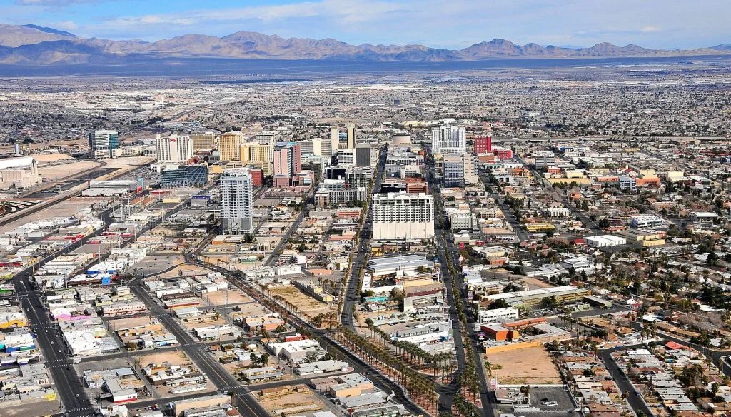 Panorama miasta Las Vegas