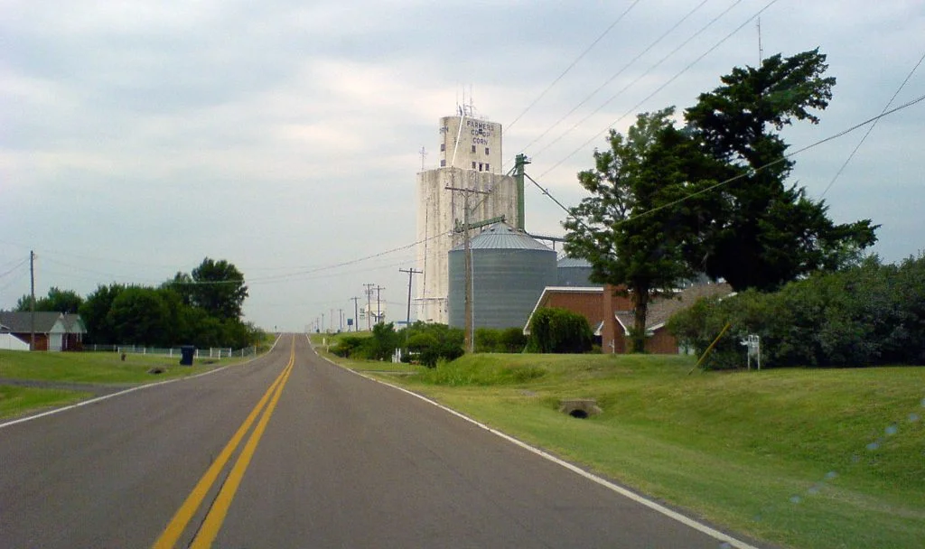 Miasto Corn w stanie Oklahoma