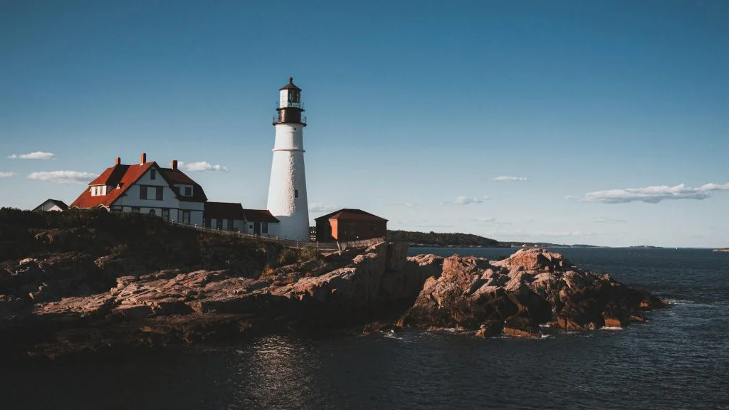 Latarnia morska w Cape Elizabeth