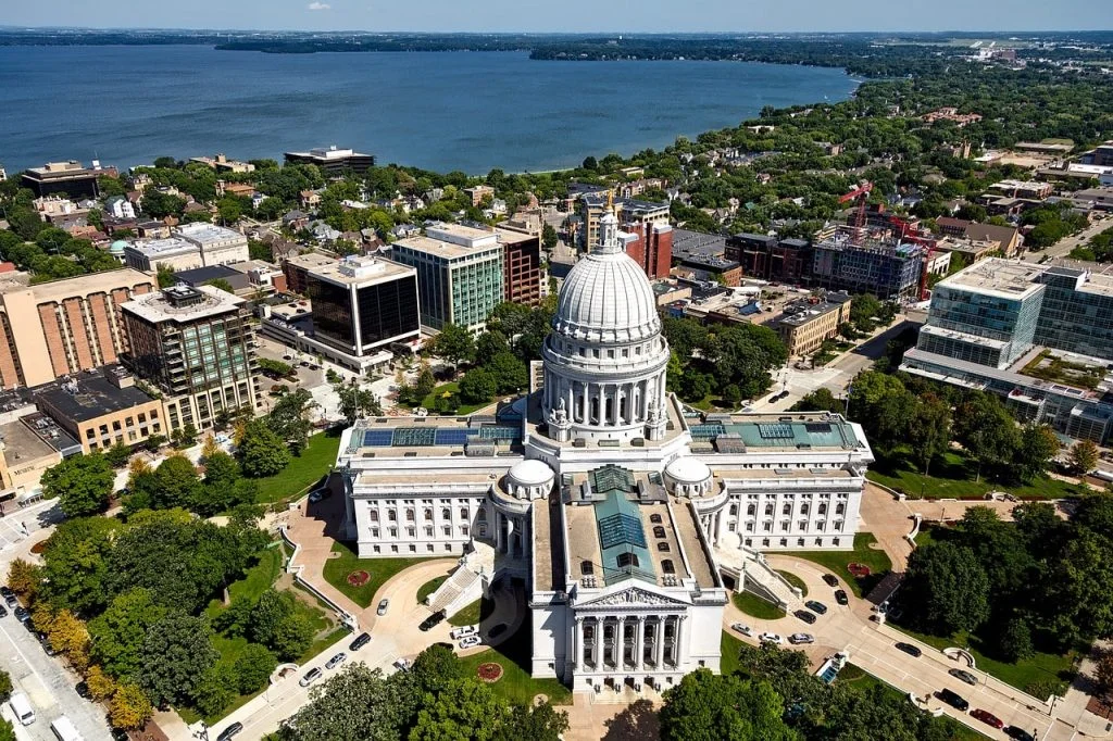 Madison z lotu ptaka