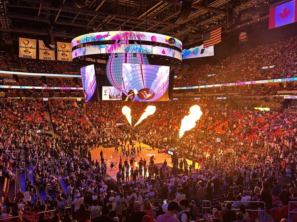 Kaseya Center przed meczem Miami Heat