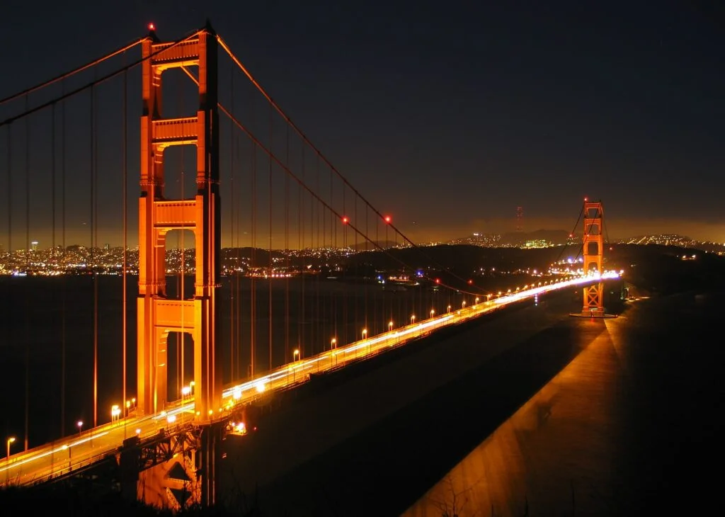 Golden Gate nocą