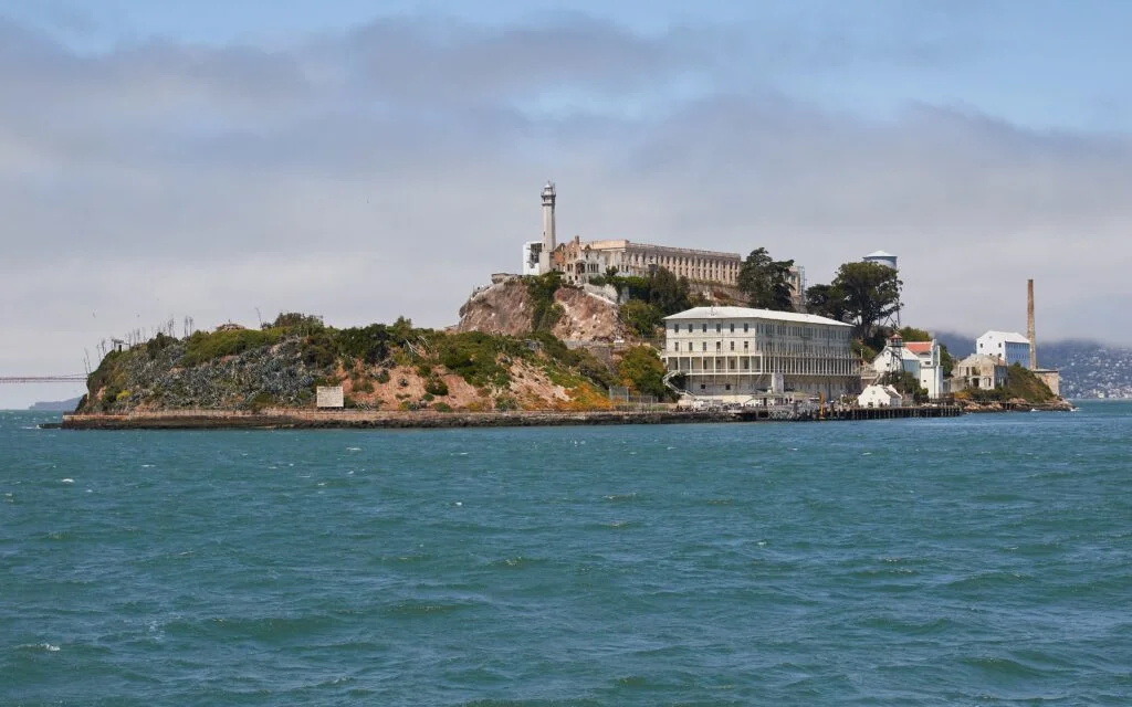 Wyspa Alcatraz widziana od strony wschodniej