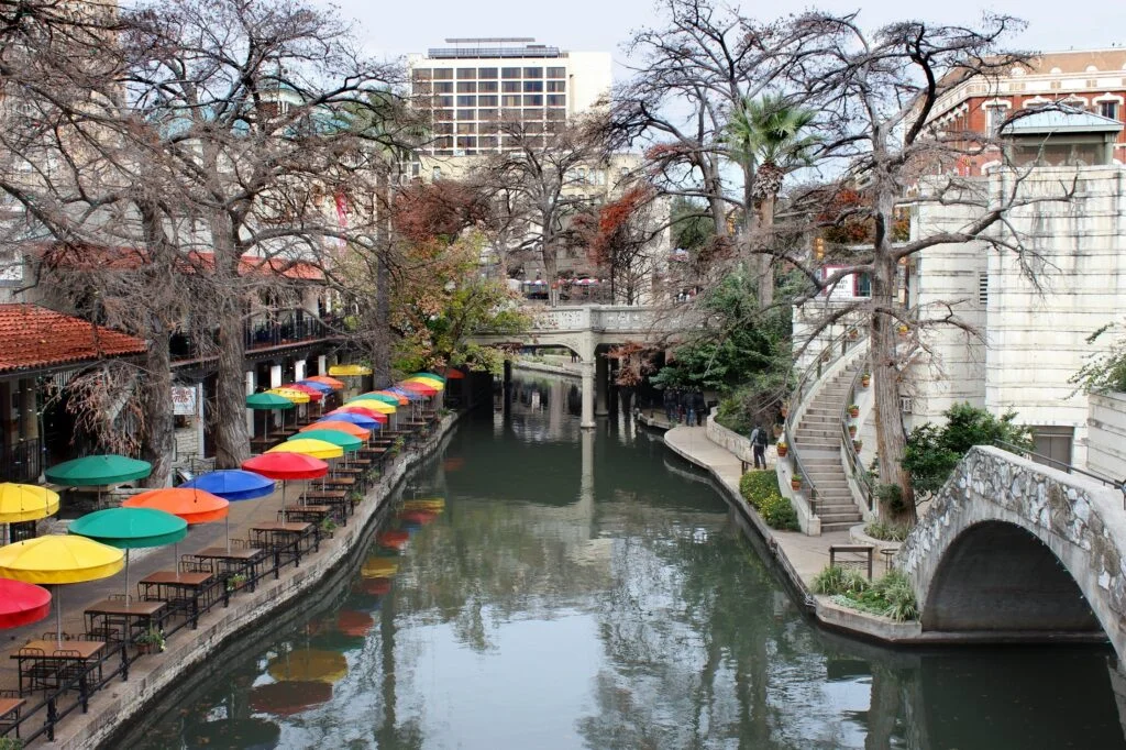 San Antonio River Walk, Teksas, USA