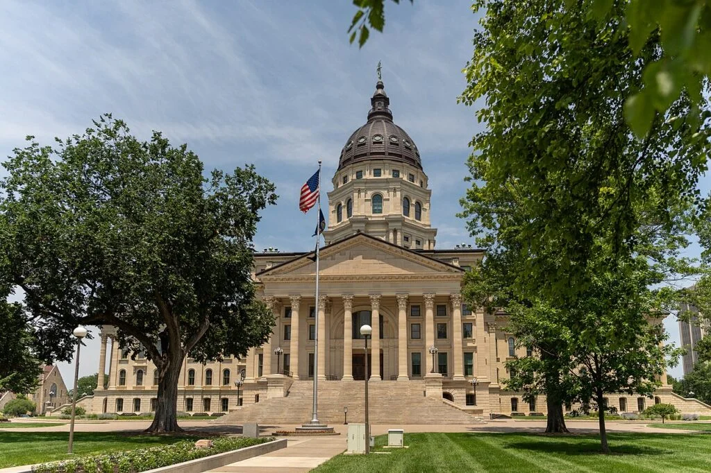 Kapitol stanu Kansas latem 2024 r.