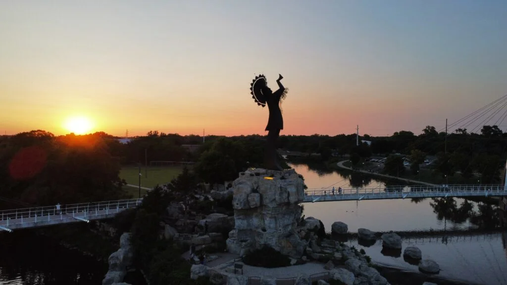 Rzeźba "Keeper of the Plains"