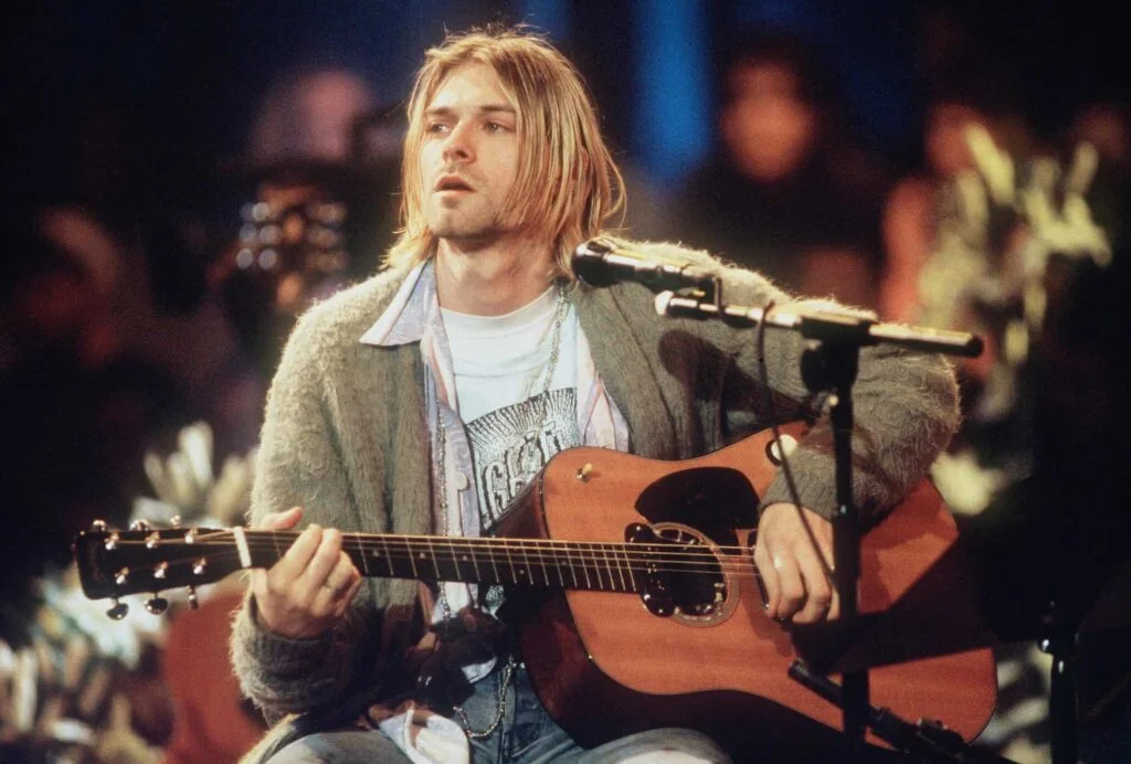 Kurt Cobain z zespołu Nirvana