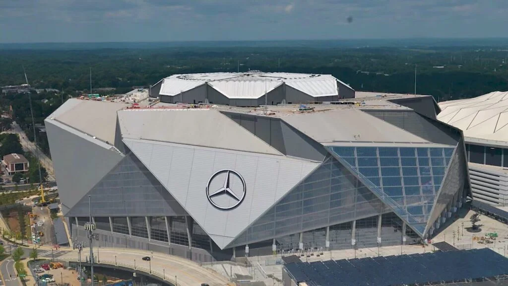 Mercedes Benz Stadium w Atlancie
