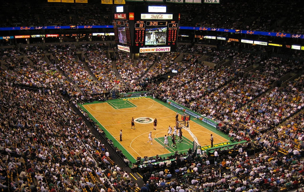 Zdjęcie z meczu pomiędzy Boston Celtics i Miami Heat, 2006 r.