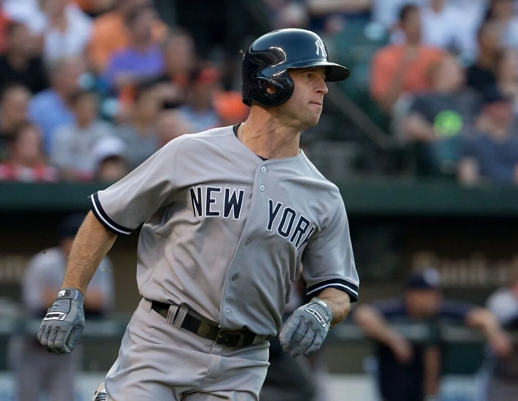 Zawodnik drużyny New York Yankees, Brett Gardner, 2013 r.