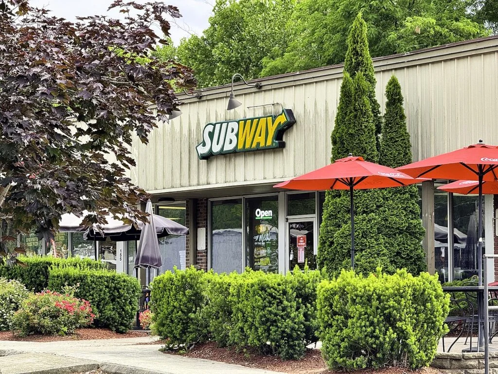 Restauracja Subway w Franklin w Karolinie Północnej